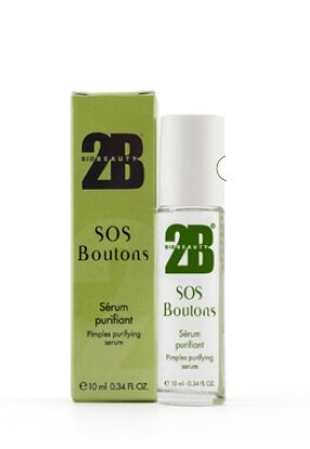 2B Sos Boutons – Puhastav Seerum Rullikuga Pudelis - 10ml